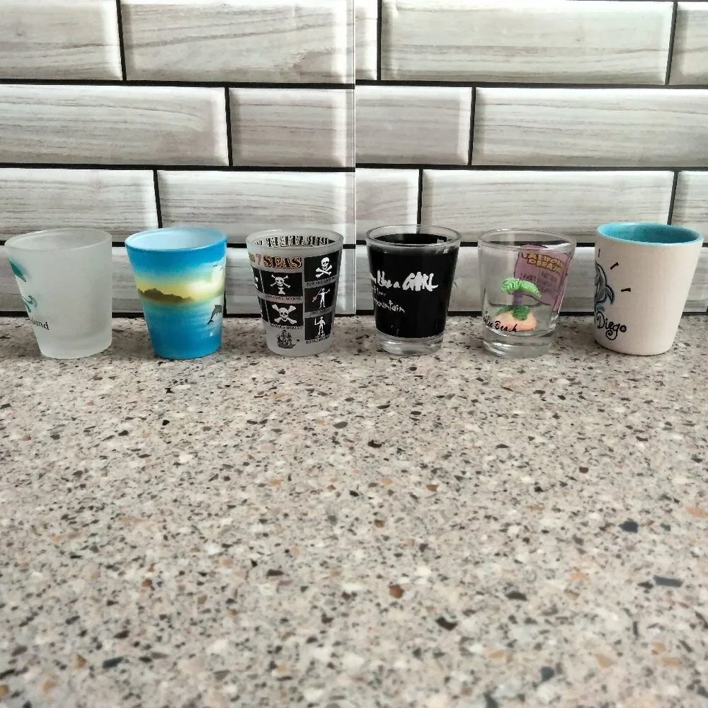 U.S. Places Shot Glasses